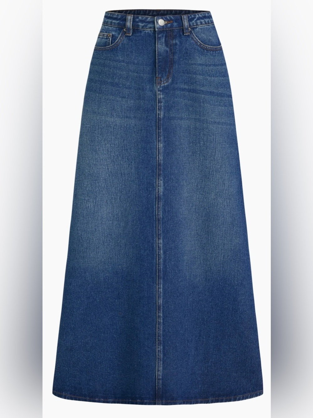NWT - Cider Denim Maxi Skirt